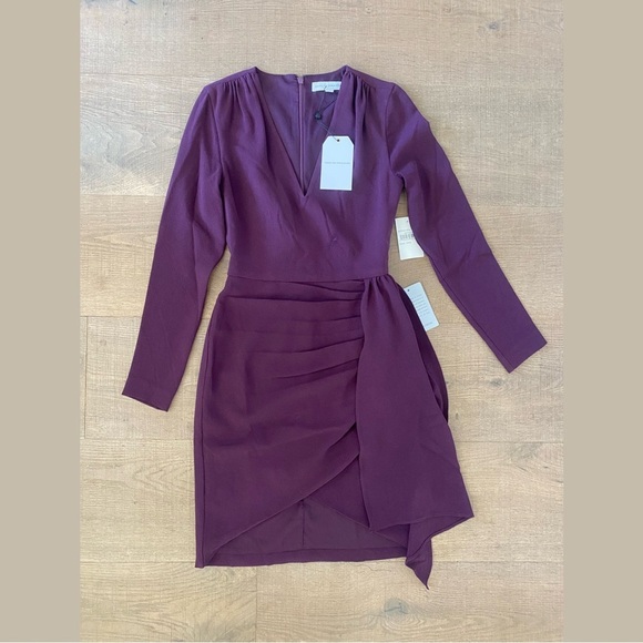 dress the population aila wrap new nwt mini dress - Picture 2 of 7